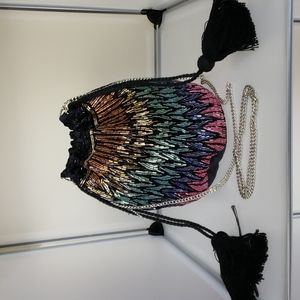 Unqiue Bohemian style evening purse